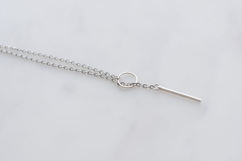 Silver Threader Necklace